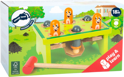 Ławka młotkowa Small Foot Moles drewniana 5410219 (4020972111623)