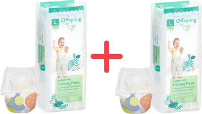 Упаковка подгузников-трусиков Offspring Skye Размер L 9-14 кг 36 шт х 2 пачки (9355465009138/9355465009138)