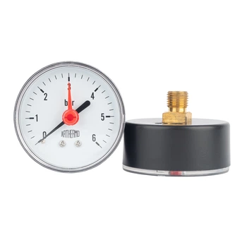 Манометр 0÷6 бар, Ø63, аксиальный, 1/4" Arthermo MA201/P