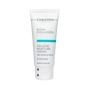 Азуленовий зволожуючий крем для норм шкіри CHRISTINA 60 мл ElastinCollagen Azulene Moisture Cream