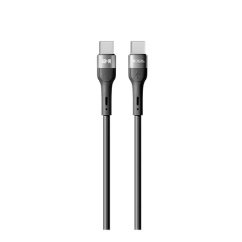 Кабель для зарядки USB Ridea RC-XS51 X-Silicone Type-C to Type-C 60W (20V/3A) 2m Черный