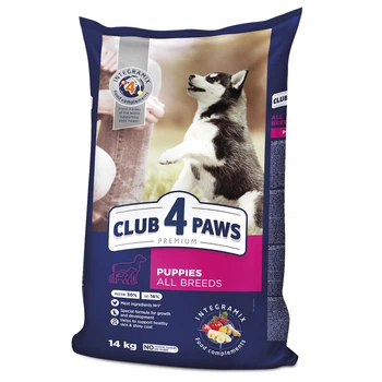 Сухой корм Club 4 Paws для щенков всех пород - курица 14 кг (B4530101)