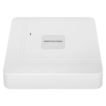 Видеорегистратор гибридный GreenVision GV-A-S041/04 4-канальный H.265 HDMI 4K White (LP19239)