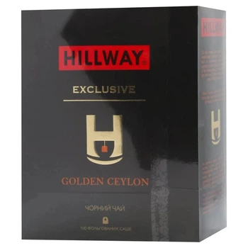 Чай Hillway чорний Цейлон Ексклюзив Економ 100х2г (991024)