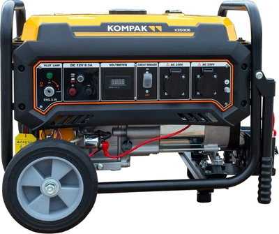 Генератор синхронний бензиновий Kompak K3500E Strong 3.2/3.5 кВт