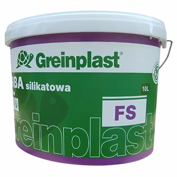 Фарба фасадна силікатна FS Greinplast біла 10 л