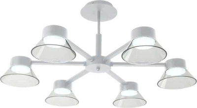 Люстра потолочная LUMINARIA ADEL 6xGX53 WHITE 220V IP20