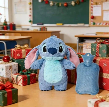 М'яка іграшка "Стіч" з грілкою (Stitch) 30 см.