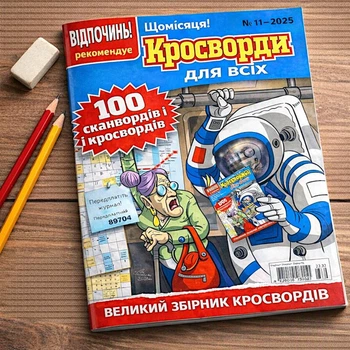 Кроссворды Для всех Сборник №11/2025 Украинский язык