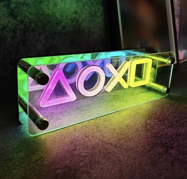 Неонова 3D світлодіодна вивіска neon led PlayStation