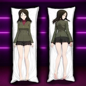 Дакімакура 180х60 см Нонна Дівчата та танки Girls und Panzer Nonna Подушки з наволочкою обнімашка двухстороння (0165554)
