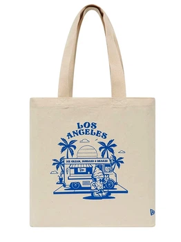 Сумка на плечо шоппер New Era Graphic Tote Bag - Ivory / Blue Azure