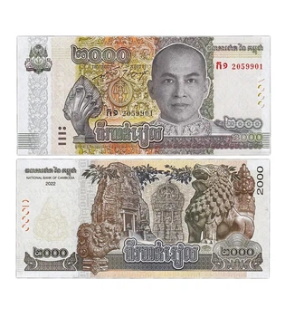 Банкнота 2000 ріалів Камбоджа 2022 рік UNC