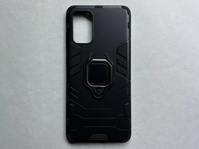 Чехол Iron Grip with Magnetic Safe для Samsung Galaxy S20 Plus черный, матовый, высококачественный пластик магнитное кольцо подставка