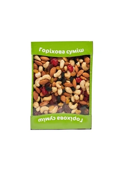 Ореховая смесь (фундук, миндаль, грецкий орех, клюква, королевские изюм) 500 г