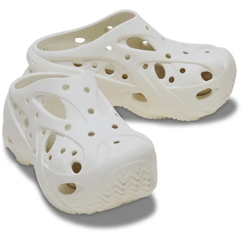 Жіночі крокси Платформа Білі Crocs Caged Clog Platform White (39-40, білий)