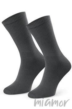 Носки теплые мужские с шерстью мериноса MioSenso WA331 Merino 44-46 Темно-серые