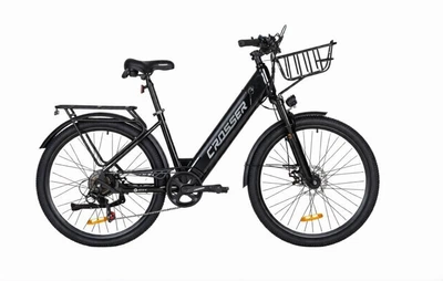 Електровелосипед Crosser E-City PRO 26 (500W/ 48V/ 10.4Ah) Черный