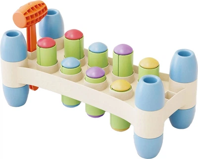 Лавка молоткова Quercetti Play ECO Peggy Hamerbank 2310242 (8007905841204)