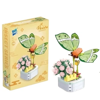 Конструктор Бонсай Бабочка 3D Blocks Flower Insect series 103F-8, 226 деталей