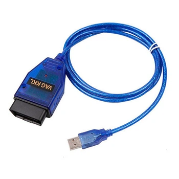Диагностический сканер VAG COM 409.1 KKL USB CH340 Синий 287968 03 AT3