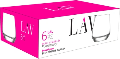 Zestaw szklanek do whisky Lav Lal 6x345 ml (8692952065255)