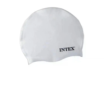 Шапочка для плавания Intex 55992 от 8 лет белая