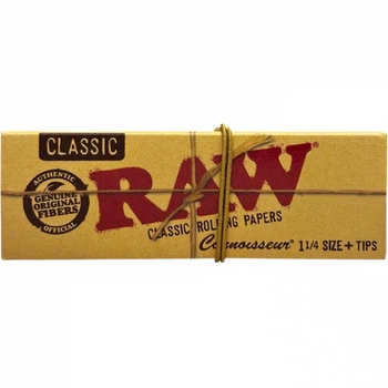 Папір для самокруток RAW CONNOISSEUR 1 ¼" + TIPS