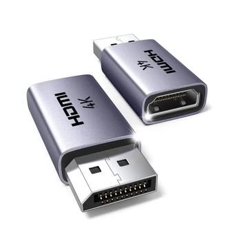 Адаптер UGREEN DP130 DisplayPort to HDMI 4K 2 шт Gray (55935)