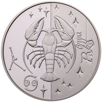 Монета НБУ Срібна Рак 15.55 г 2008 рік