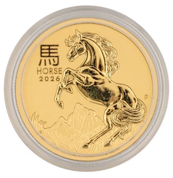 Монета Австралія Золота Рік Коня 1/2 oz 2026 рік Lunar III