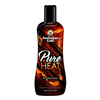 Лосьон для солярия Australian Gold Pure Heat, с бронзантами и тинглом 250 мл