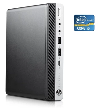 Неттоп HP EliteDesk 800 G4 Mini USFF / Intel Core i5-8500 (6 ядер по 3.0 - 4.1 GHz) / 8 GB DDR4 / 256 GB SSD / Intel UHD Graphics 630 б/у