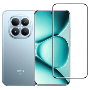 Защитное стекло Fiji Premium для Xiaomi Redmi Note 15 Pro Plus 5G закругленные края и полная проклейка черный