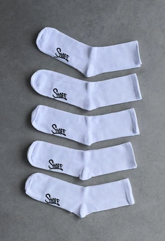 Шкарпетки Staff white 5 пар long 43-46 (WQ0583)