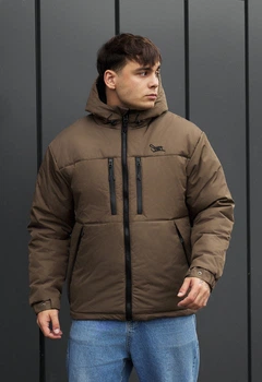 Зимова куртка Staff br brown logo XS