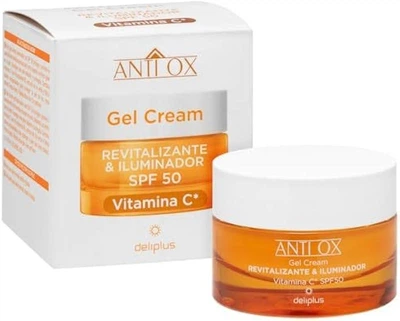 Гель-крем для лица Deliplus Anti-Ox с витамином С и SPF 50, 50 мл