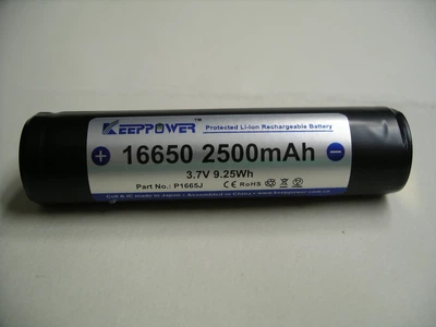 Аккумулятор KEEPPOWER 16650 2500mAh 3.6V