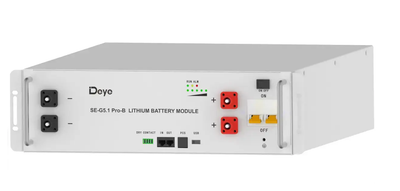 Акумуляторний блок Deye SE-G5.1 Pro-B (LV-51.2V-100Ah-5.1kWh-LiFePO4)