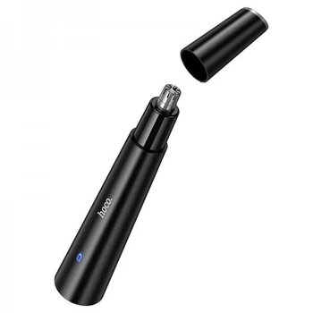 Многофункциональный триммер для носа 3-в-1 HOCO HP37 Three-in-one multifunctional nose hair trimmer аккумуляторный уход за носом, ушами и бровями (6942007653947) Black