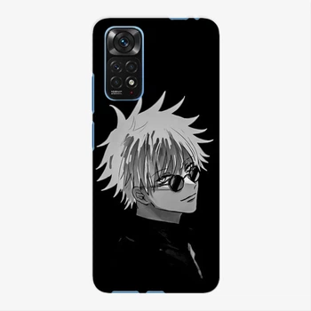 Чехол для Redmi Note 11 Xiaomi Jujutsu Kaisen в окулярах с силикона, TPU, пластик