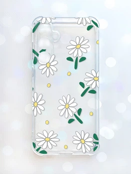 Чохол з потовщеними кутами на Samsung Galaxy A57 Ромашки (принт 368)
