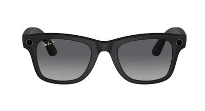 Смарт-очки Ray-Ban Meta Wayfarer Gen 2 Standard Matte Black Frame / Gradient Graphite Polarized Lenses (RW4012 601ST3 50-22)