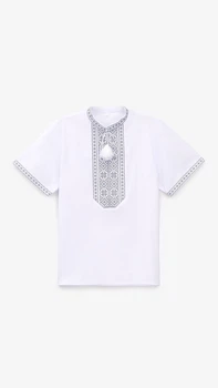 Сорочка вишиванка для хлопчика Козачок КОЗАЧОК 170 см Світло-сірий shop (2000999401770)