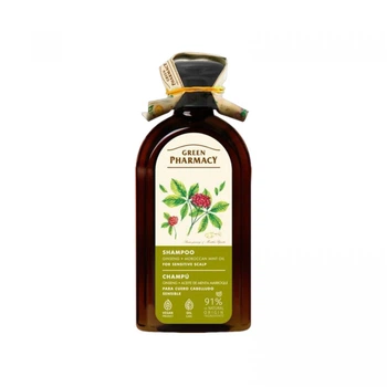 Green Pharmacy шампунь 350мл Женьшень/марокканська мята для чутливої шкіри голови Green Pharmacy (28
