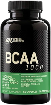 Аминокислоты Optimum Nutrition BCAA 1000 60 капсул