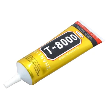 Клей силиконовый T-8000, прозрачный, 110ml, в тюбике с дозатором