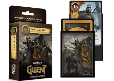 Аксессуар Geekach Games Протекторы Гвинт Нильфгаард (Gwent Sleeves Nilfgaard) (100 шт.)