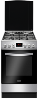 Kuchenka gazowa z piekarnikiem elektrycznym Kernau KFC 5008 GE X