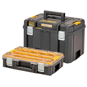 Комплект ящиків TSTAK 2.0 DeWALT, ящик TSTAK IV DWST83346-1 + органайзер TSTAK V DWST82968-1 (DWST83520-1)